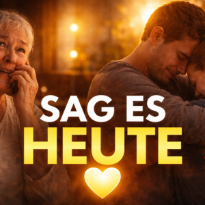 Sag es heute