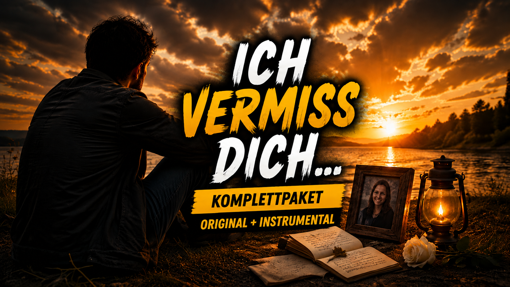 „Brief in den Himmel (Die Worte, die ich nie gesagt hab)“ Kombi-Paket